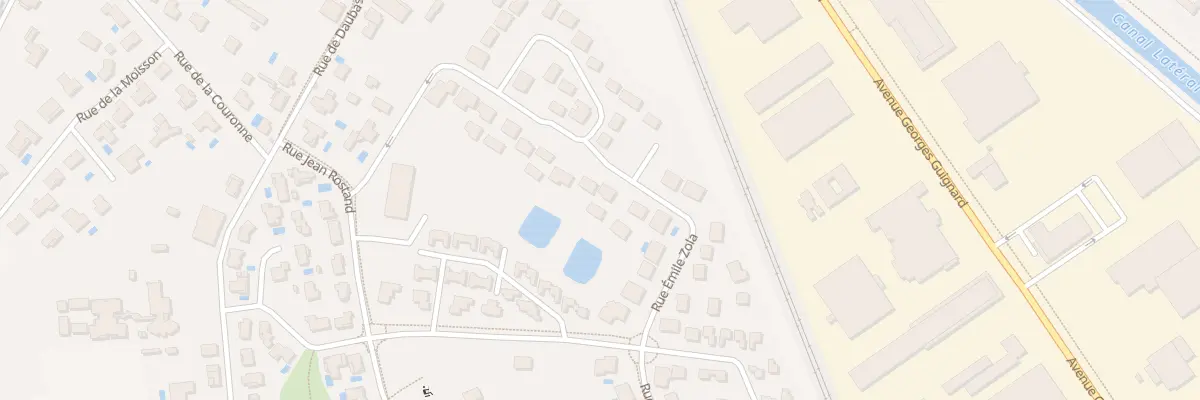 Plan du 45 Rue Emile Zola à Boé