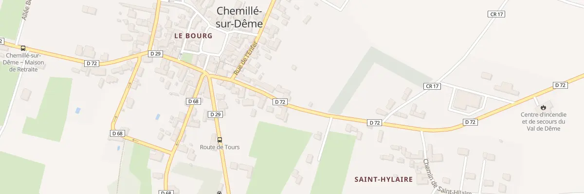 Plan du 6 Rue de Saint Hylaire à Chemillé-sur-Dême