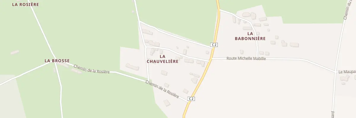 Plan du 361 La Chauveliere à Tourouvre au Perche