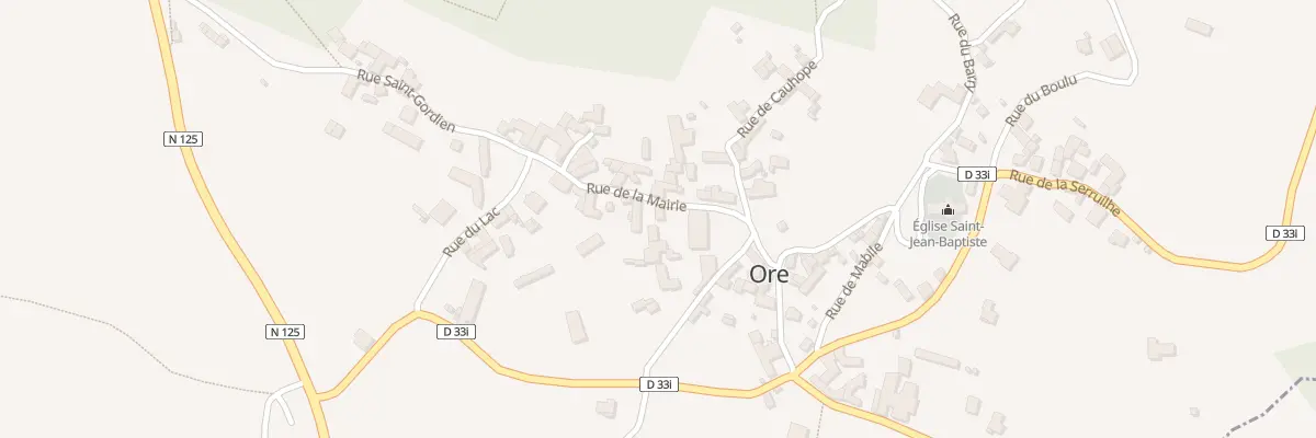 Plan du 71 Rue de la Mairie à Ore