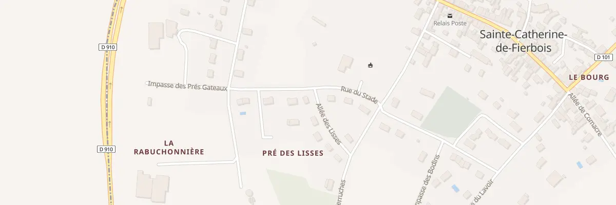 Plan du 152 Pre des Lisses à Sainte-Catherine-de-Fierbois