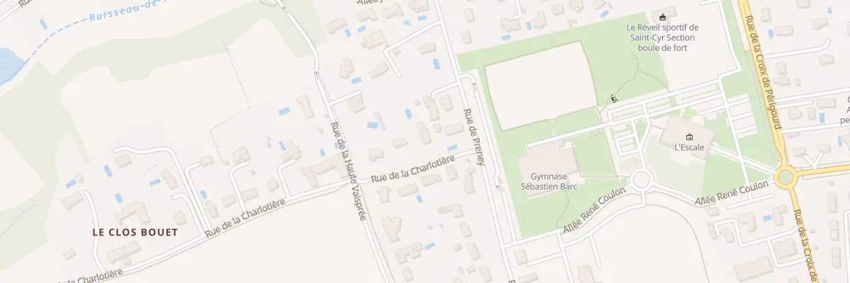 Plan du 8 Rue de la Charlotière à Saint-Cyr-sur-Loire