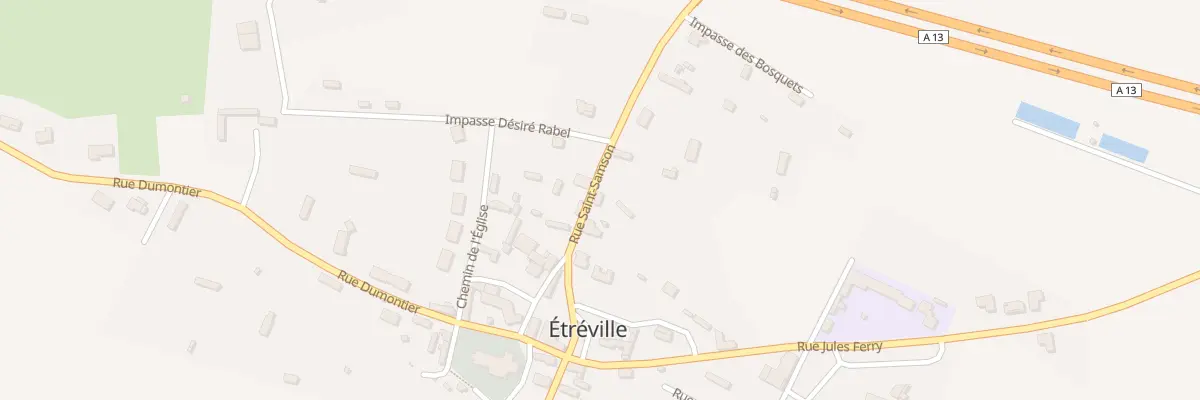 Plan du 62 Rue Saint Samson à Étréville