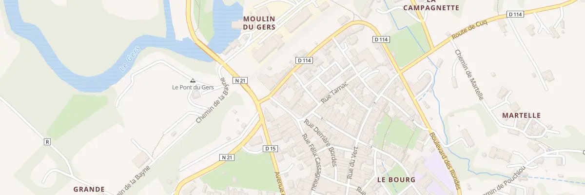 Plan du 6 Rue Arnaud Routier à Astaffort