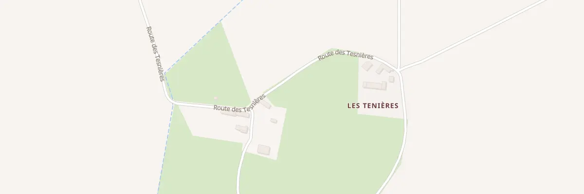 Plan du 2099 Rte des Tesnières à Rouziers-de-Touraine