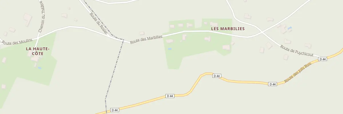 Plan du 1 Les Marbilies à Chalagnac