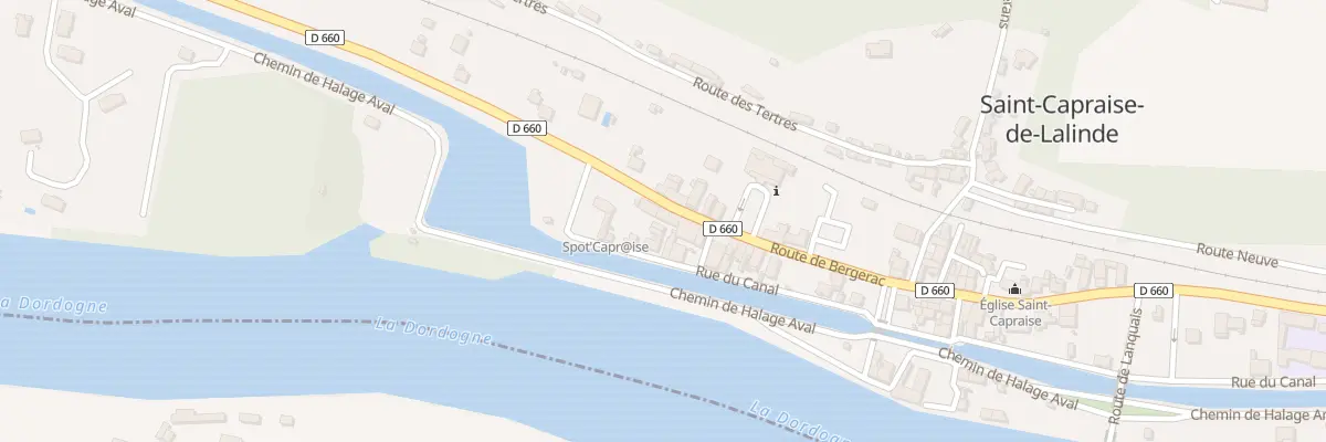 Plan du 25 Rte de Bergerac à Saint-Capraise-de-Lalinde