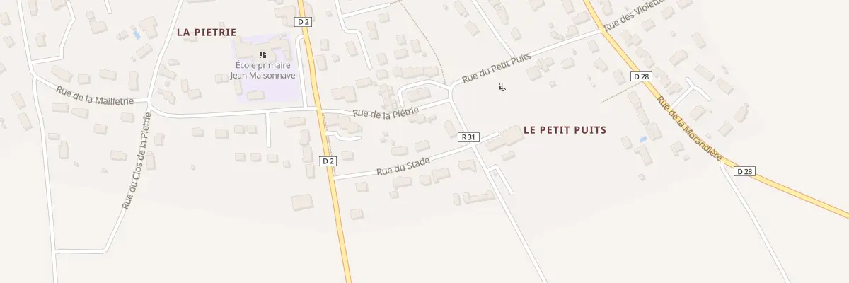 Plan du 6 Rue du Stade à Rouziers-de-Touraine
