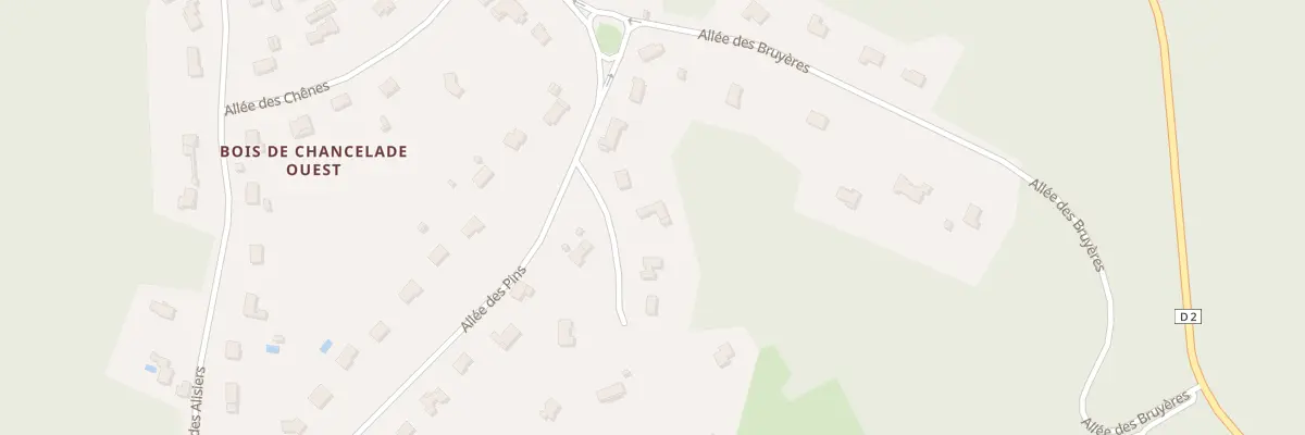 Plan du 3 All des Châtaigniers à Chancelade