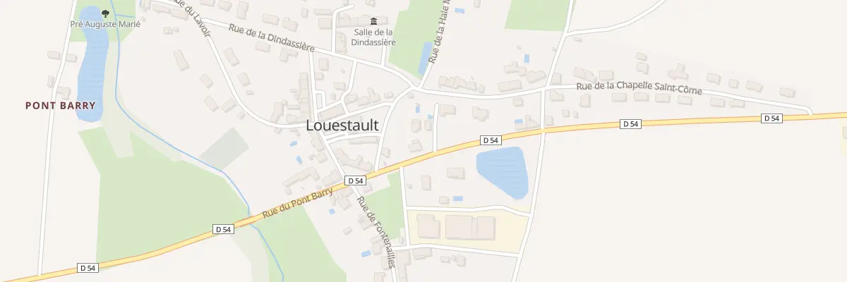 Plan du 9 Rue du Pont Barry à Beaumont-Louestault