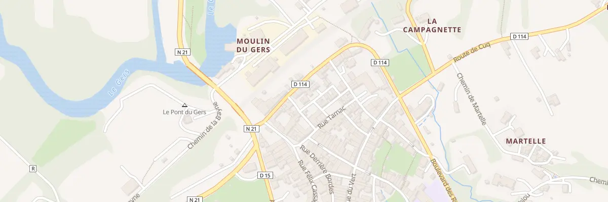 Plan du 5852 Rue Mérillon à Astaffort