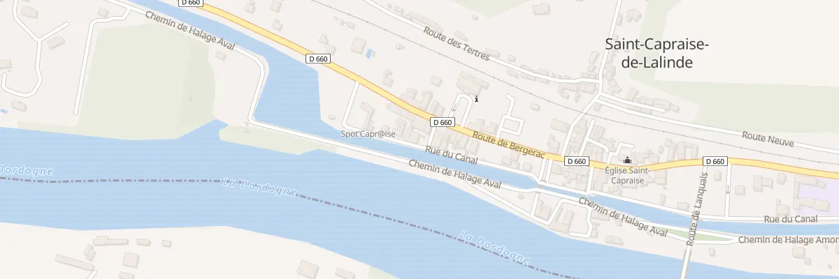 Plan du 34 Rue du Canal à Saint-Capraise-de-Lalinde
