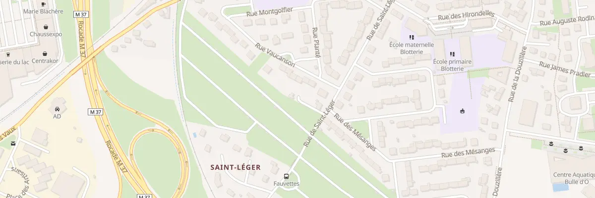 Plan du 59B Rue de Saint-Léger à Joué-lès-Tours
