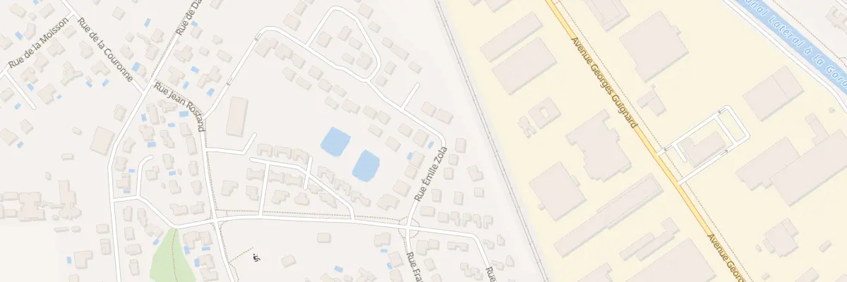 Plan du 9 Rue Emile Zola à Boé