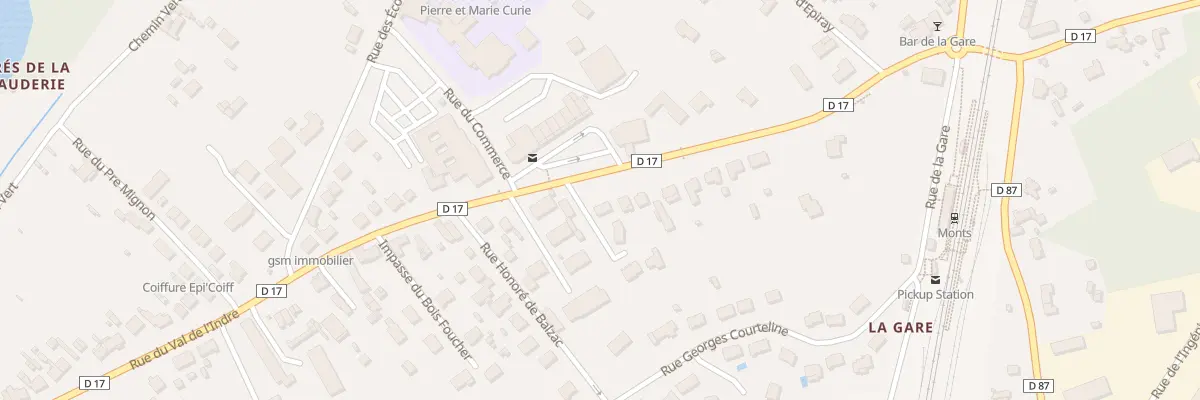 Plan du 150 Rue du Val de l’Indre à Monts