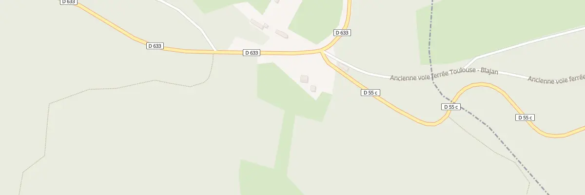 Plan du 1600 Rte de Boulogne à Blajan