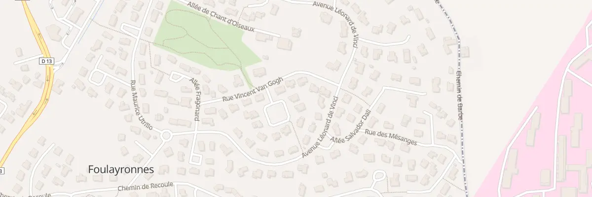 Plan du 9 Sq du Tertre à Foulayronnes