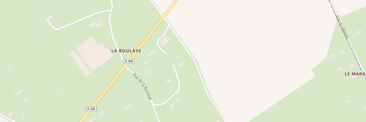 Plan du 5038 Rue de la Boulaye à Plasnes