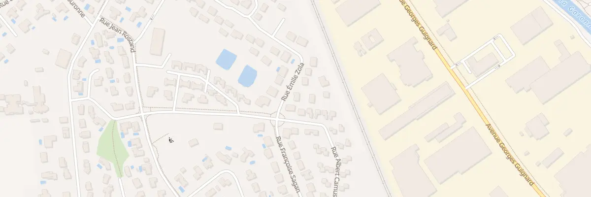 Plan du 4 Rue Emile Zola à Boé