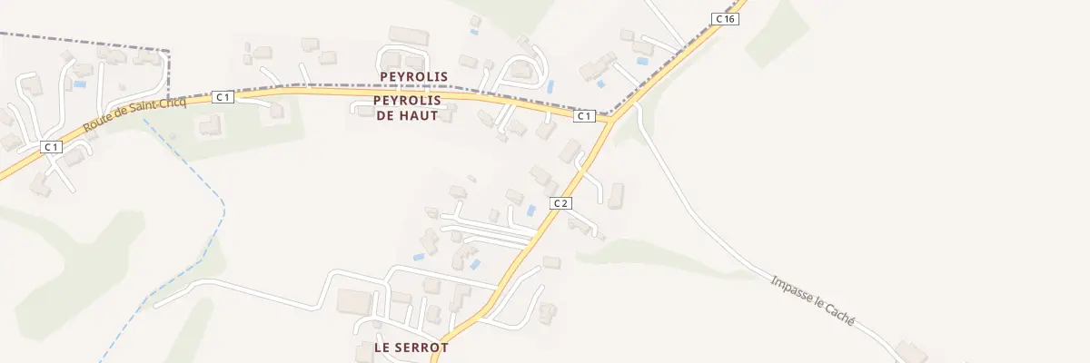 Plan du 1899 Rte du Serrot à Leboulin