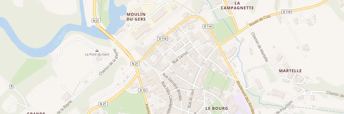 Plan du 2 Rue Saint Videau à Astaffort