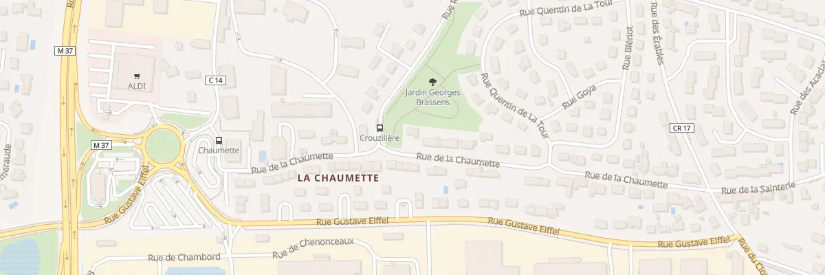 Plan du 35 Rue de la Chaumette à Joué-lès-Tours
