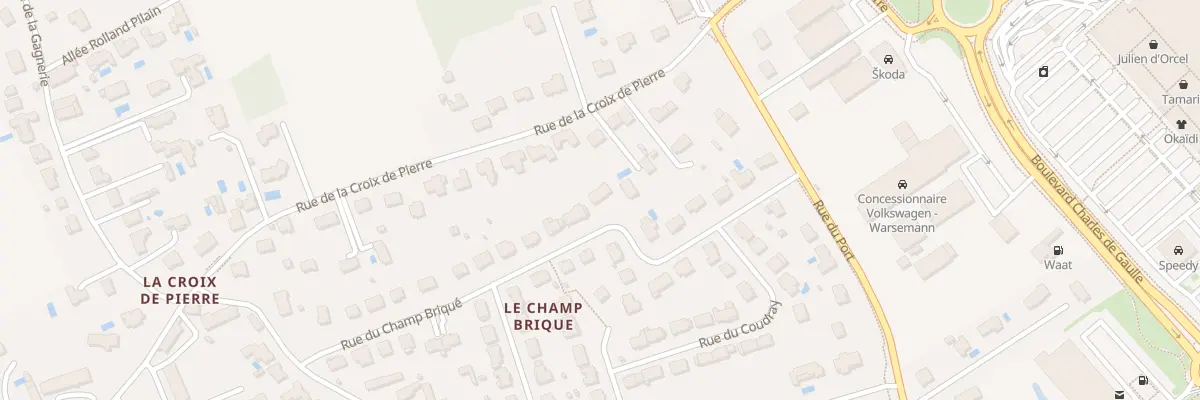 Plan du 16 Rue du champ brique à Saint-Cyr-sur-Loire