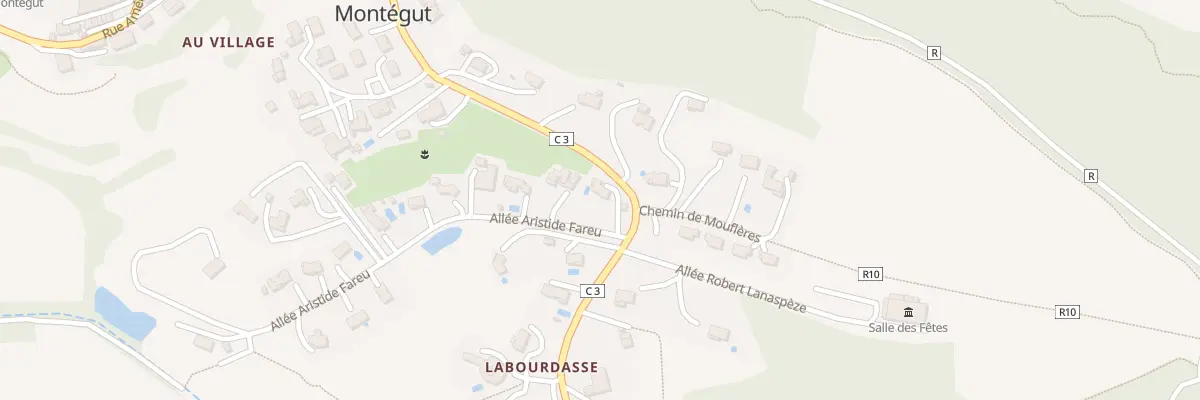 Plan du 2 All Aristide Fareu à Montégut