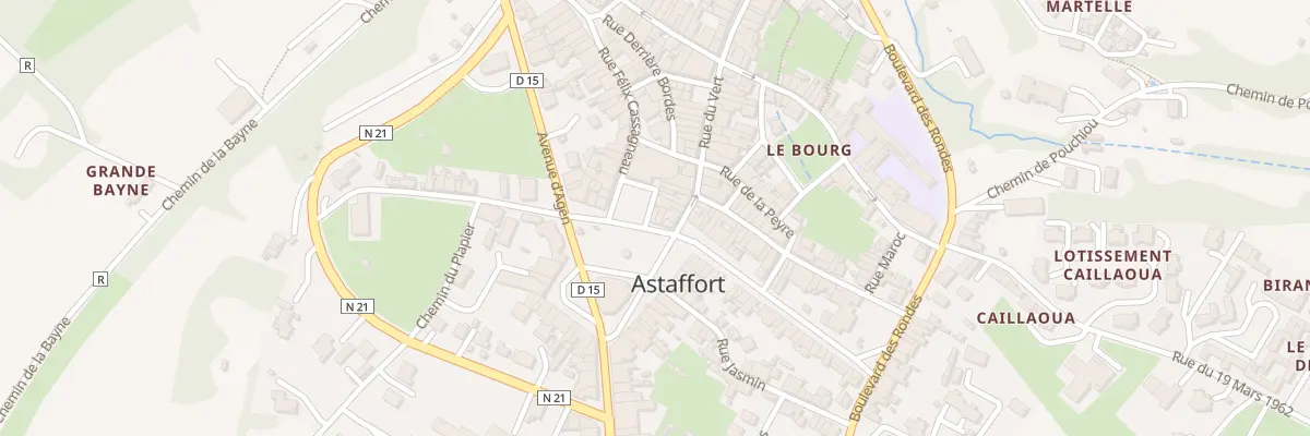 Plan du 28B Pl de la Craste à Astaffort