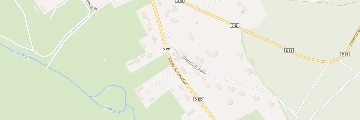 Plan du 11 Rte de Montfort à Appeville-Annebault