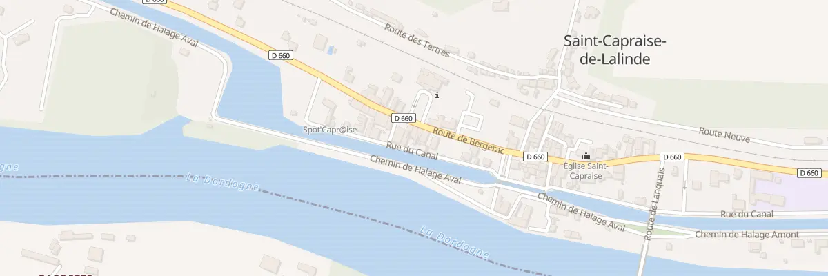 Plan du 15 Rte de Bergerac à Saint-Capraise-de-Lalinde
