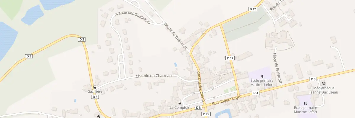 Plan du 13 Rue Charles Clerté à Archigny