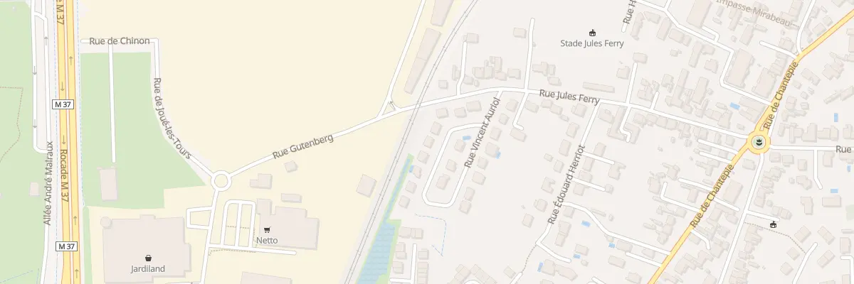 Plan du 26 Rue Vincent Auriol à Joué-lès-Tours