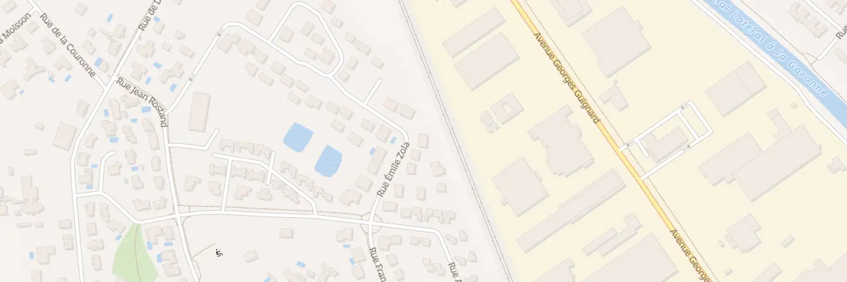 Plan du 12 Rue Emile Zola à Boé