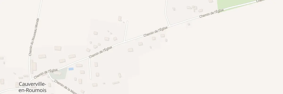 Plan du 8 Che de l’Église à Cauverville-en-Roumois