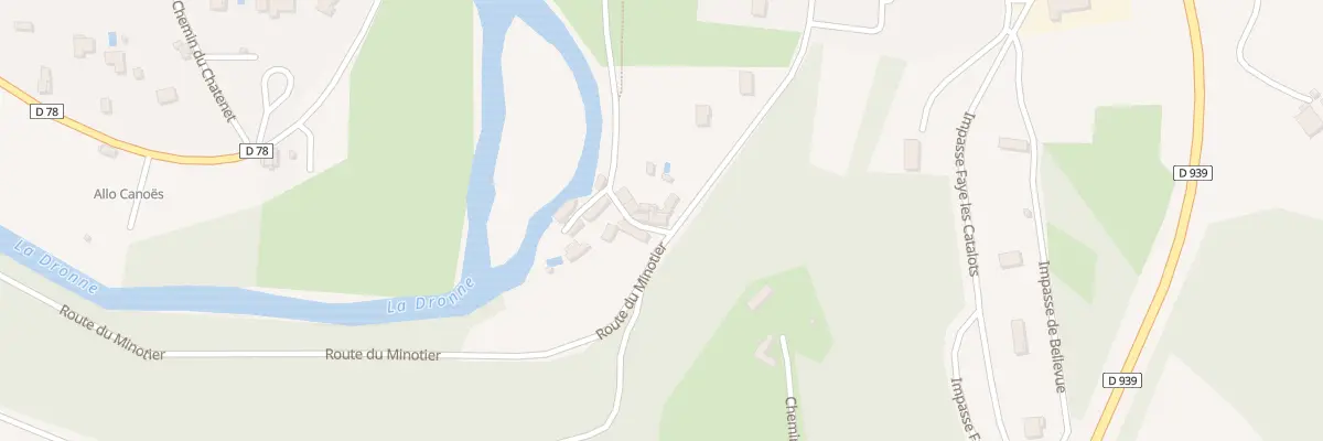 Plan du 740 Moulin de Vigonac à Brantôme en Périgord