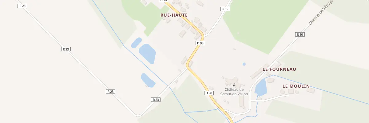 Plan du 1 Rue Haute à Semur-en-Vallon