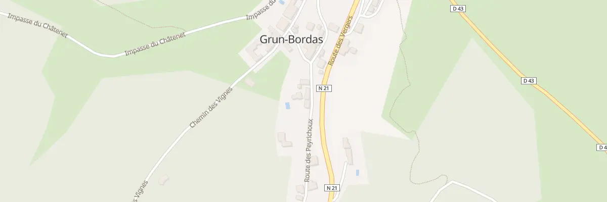Plan du 410 Rte des Peyrichoux à Grun-Bordas