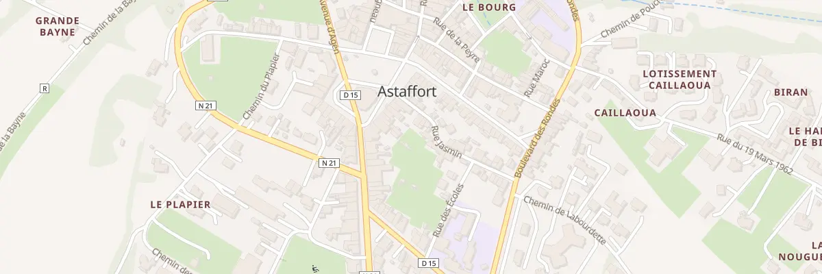 Plan du 2 Rue André Routier à Astaffort