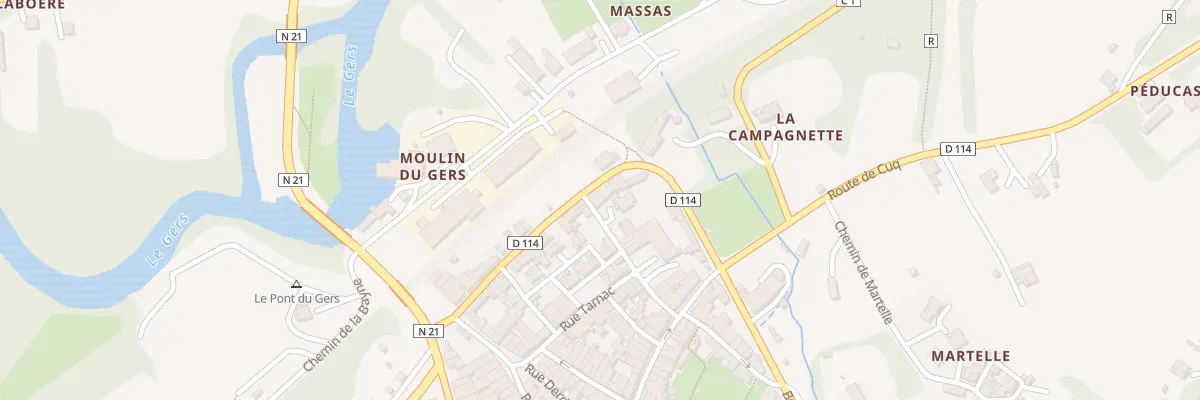 Plan du 8 Rue Sainte Claire à Astaffort