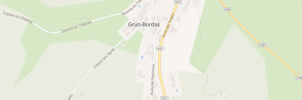 Plan du 18 Haut Bordas à Grun-Bordas