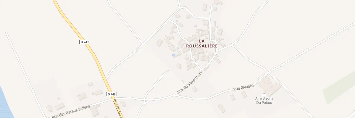 Plan du 5000 Rue de la Roussalière à Valdivienne