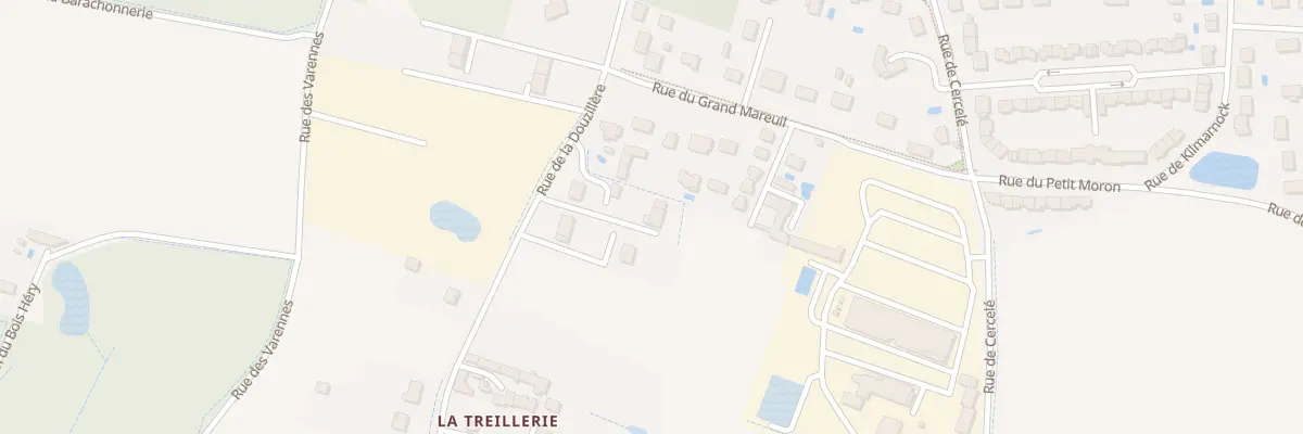 Plan du 120 Rue de la Douzillère à Joué-lès-Tours