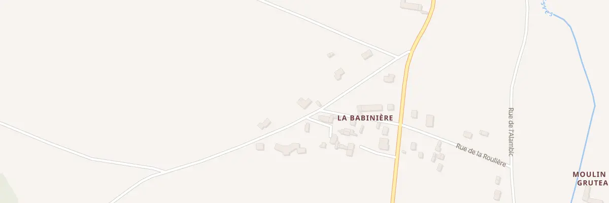 Plan du 23 Rue La Babiniere à Marcé-sur-Esves