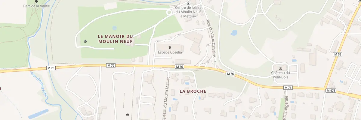 Plan du 5570 Le Manoir du Moulin Neuf à Mettray