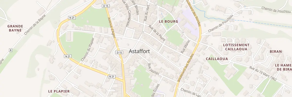 Plan du 4 Av de la Plateforme à Astaffort