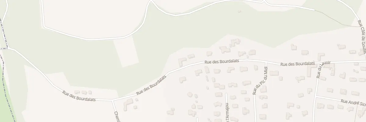 Plan du 589 Rue des Bourdalats à Villeneuve-de-Rivière