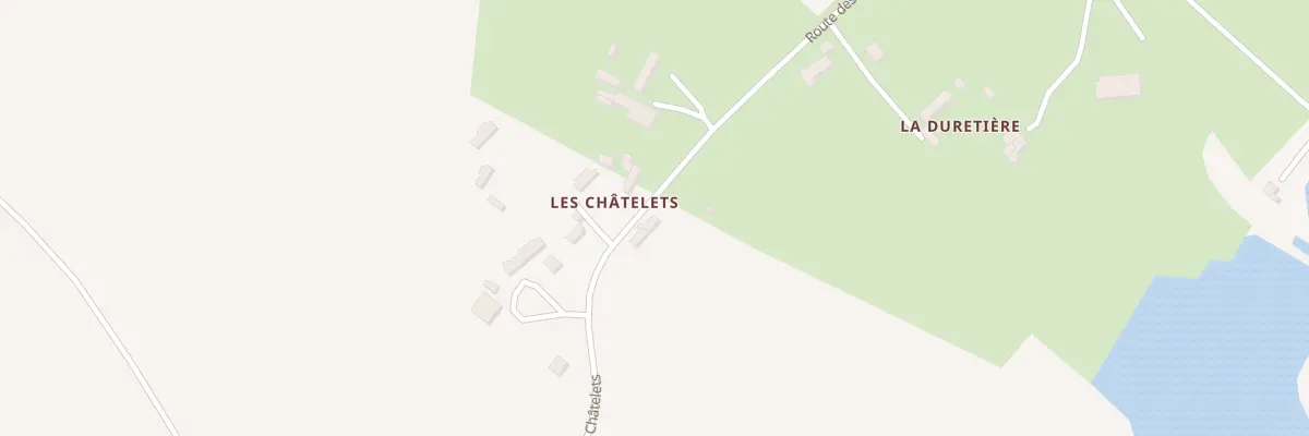 Plan du 1 Rte des Châtelets à Crulai