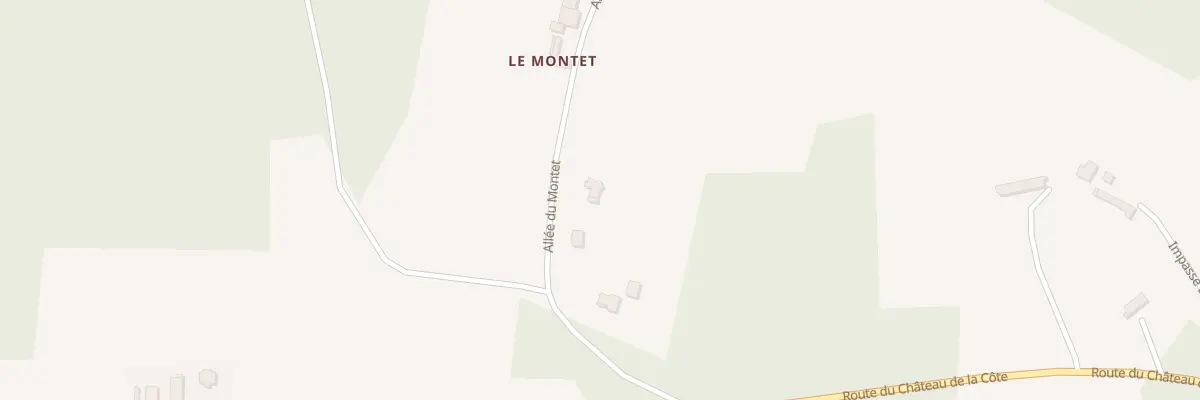 Plan du 9018 Le Montet Sud à Biras