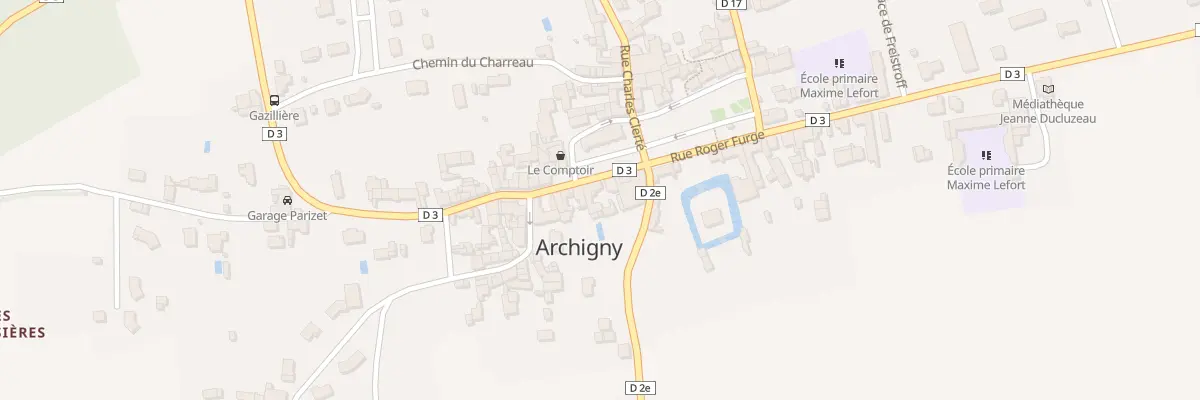 Plan du 26 Rue Roger Furgé à Archigny
